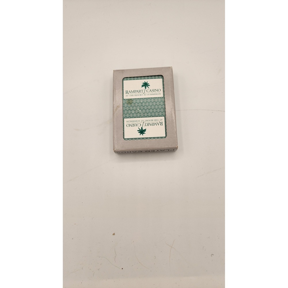 Rampart Casino Resort at Summerlin Playing Cards Unopened Deck Las Vegas Green
